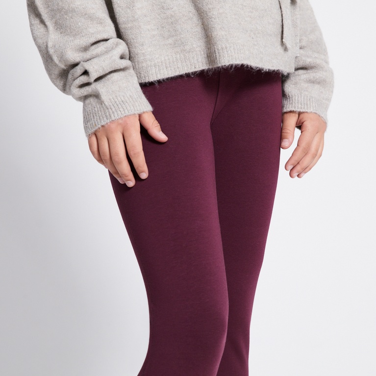 Basic leggings "Tilda Star" Light Burgundy